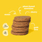 Love + Chew Tasty, Gluten Free Cookies - Banana Bread 10 Count - Vegan - Healthy, Paleo, Non GMO Snacks - Individually Wrapped,