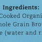 Grain Trust, Organic Steamed Brown Rice 3 Count, 30 Ounce