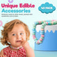 Candy Necklaces Individually Wrapped - 40 Pack Bulk Candy (28.22Oz / 800G) - Edible Jewelry For Kids, Party Favors, 80S Nostalgi