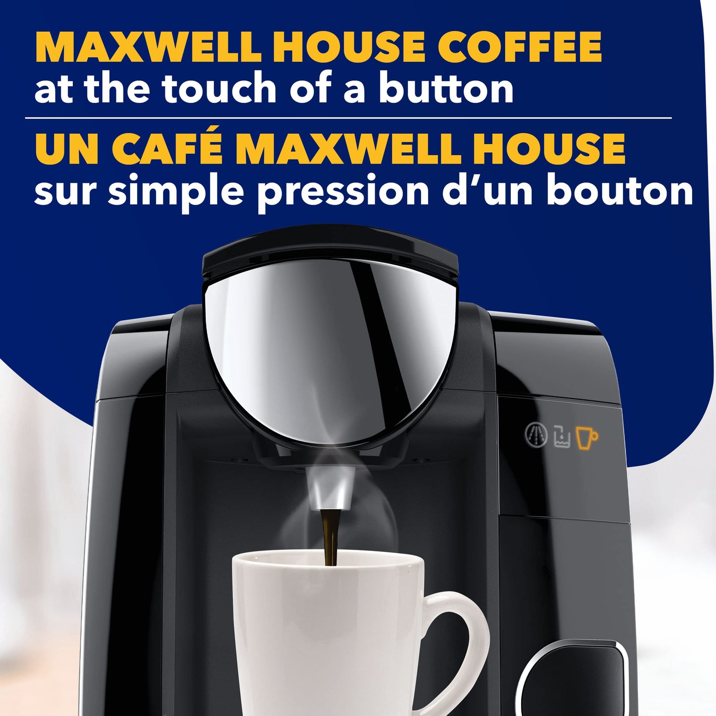 MAXWELL HOUSE House Blend Coffee, 126g (4.44 oz), 16 Count - Imported from Canada, Rich Flavor and Aroma