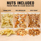 Mens Nut Gifts Box, Featuring Spicy Peanuts, Rice  Ers And Banana Chips In 3 Cube Boxes, Ideal Gift For Men.