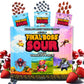 FINAL BOSS Sour Candy Minipacks - Extreme Sour Fruit Chews, 3 Pack, Low Calorie Snack