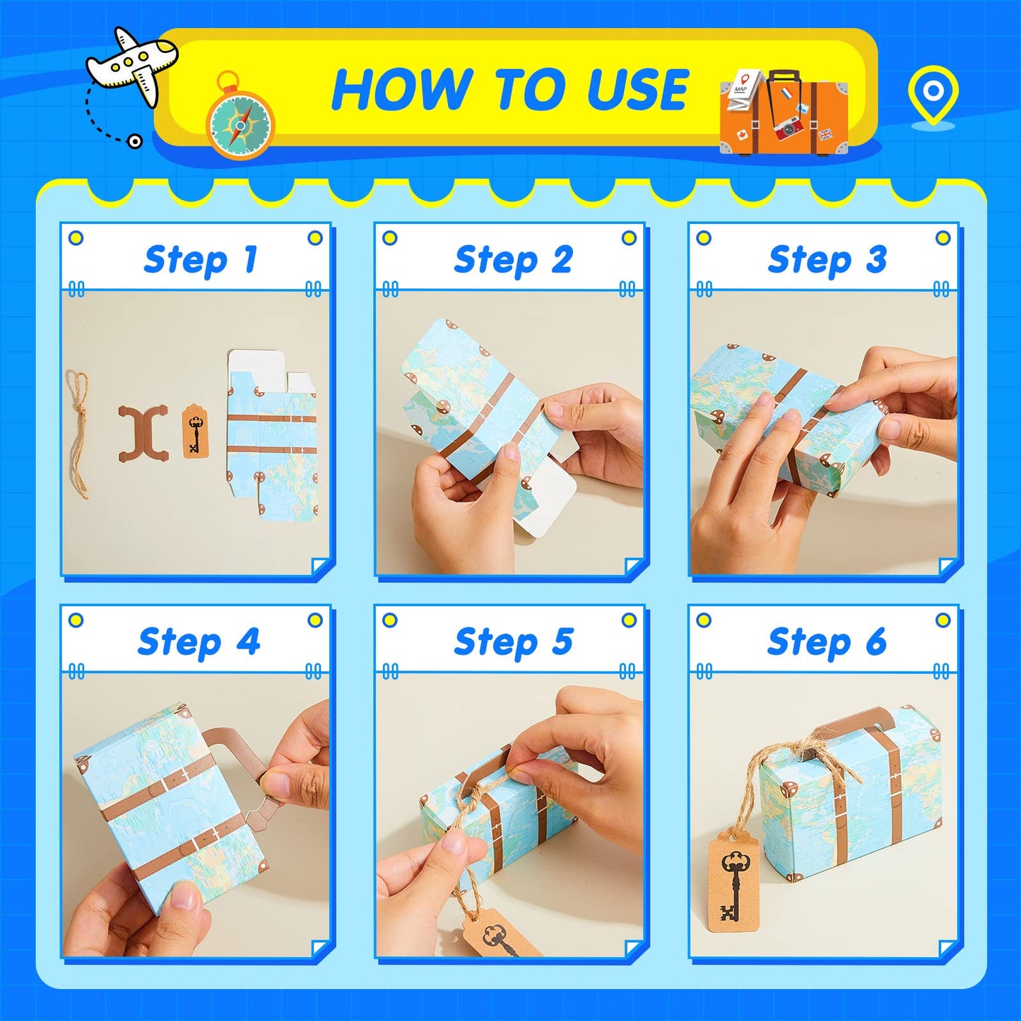 24 Pcs Travel Cake Topper Decorations Let The Adventure Begin Travel Theme Cupcake Toppers Mini Suitcase Airplane Cameras Miniat