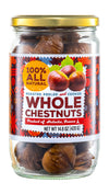 Gourmanity Chestnut Jar, Chestnuts From Ardeche, France, Whole Roasted Chestnuts Peeled And Ready To Eat, Great For Cooking, Bak