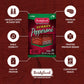 Bridgford Sliced Turkey Pepperoni - Naturally Smoked Snacks, 4 oz Pack of 6, Ideal for Pizza and Sandwiches