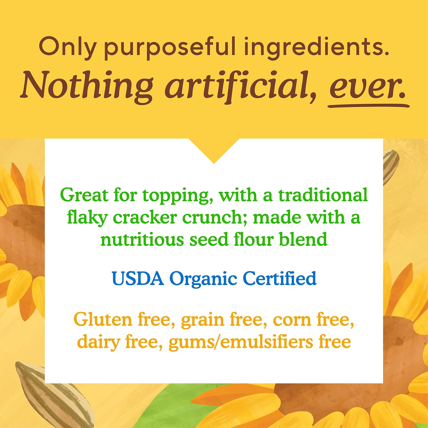 Simple Mills Organic Seed Crackers, Everything - Gluten Free, Vegan, Healthy Snacks, Paleo Friendly, 4.25 Ounce (Pack Of 1)