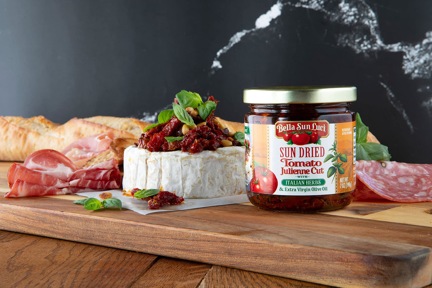 Bella Sun Luci Sun Dried Tomato Julienne Cut With Italian Herbs And Extra Virgin Olive Oil