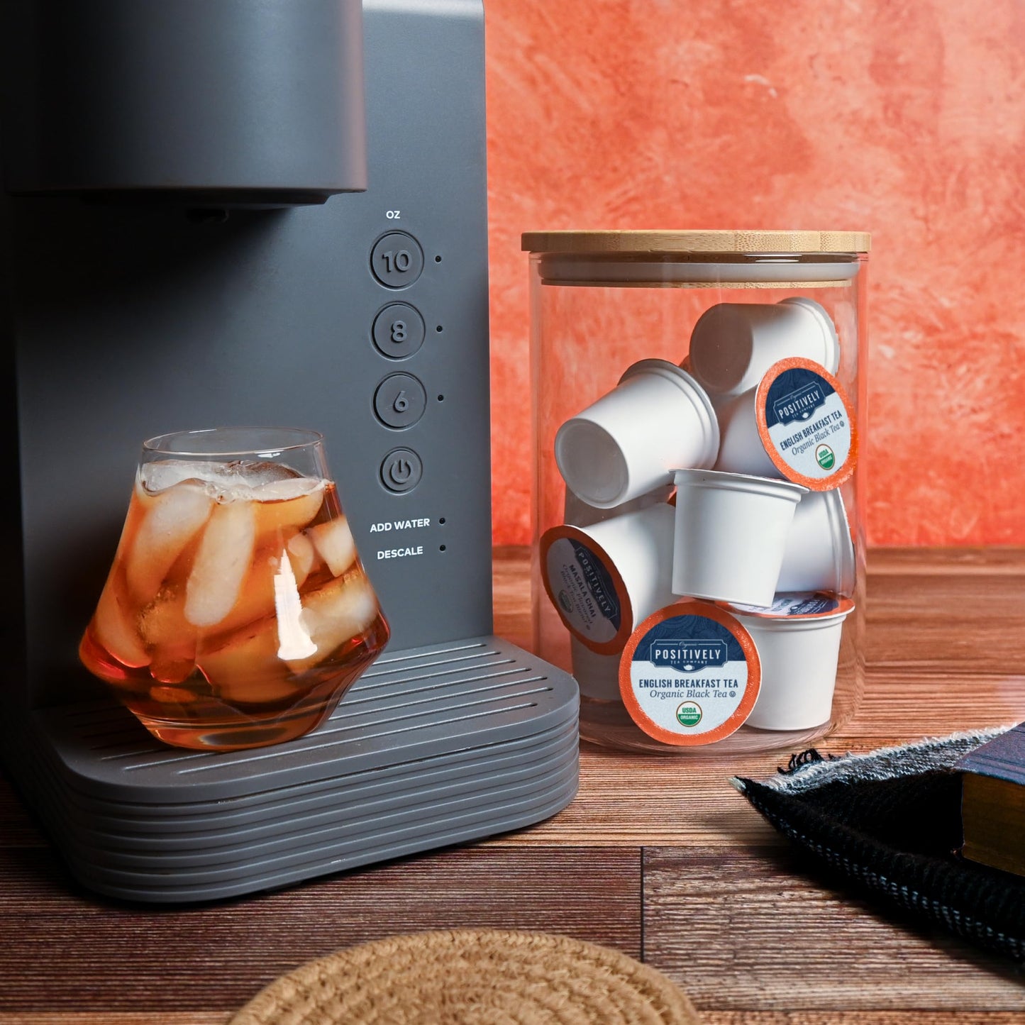 Organic Positively Tea Company, English Breakfast Black Tea, K-Cup Compatible, 24 Pods