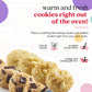 David's Cookies Preformed Frozen Cookie Dough Chocolate Chunk & Macadamia White Chip 96 count
