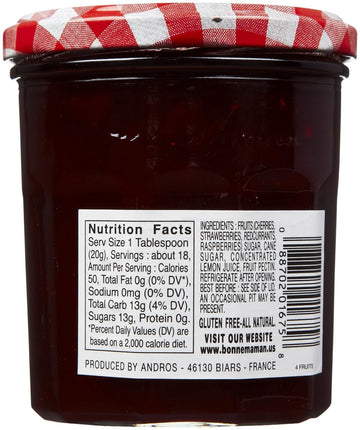 Bonne Maman Preserve, Four Fruit, 13-Ounce