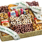 A Gift Inside Happy Holidays Chocolate Caramel And Crunch Grand Gift Basket
