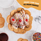 Rooted In Rare Waffle Cone Chips - Round Crispy Waffle Cookies - 9 lbs Bulk Pack - Brown