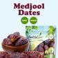 Medjool Dates, 1 Pound - Non-GMO Verified, Large Dried Meaty Dates with Pits, Unsweetened, Unsulphured, Vegan, Sirtfood, Bulk. G