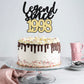 Gyufise 1Pcs Legend Since 1998 Cake Topper Glitter Twenty Five Happy 25Th Birthday Cake Pick Cheers To 25 Years Cake Decoration