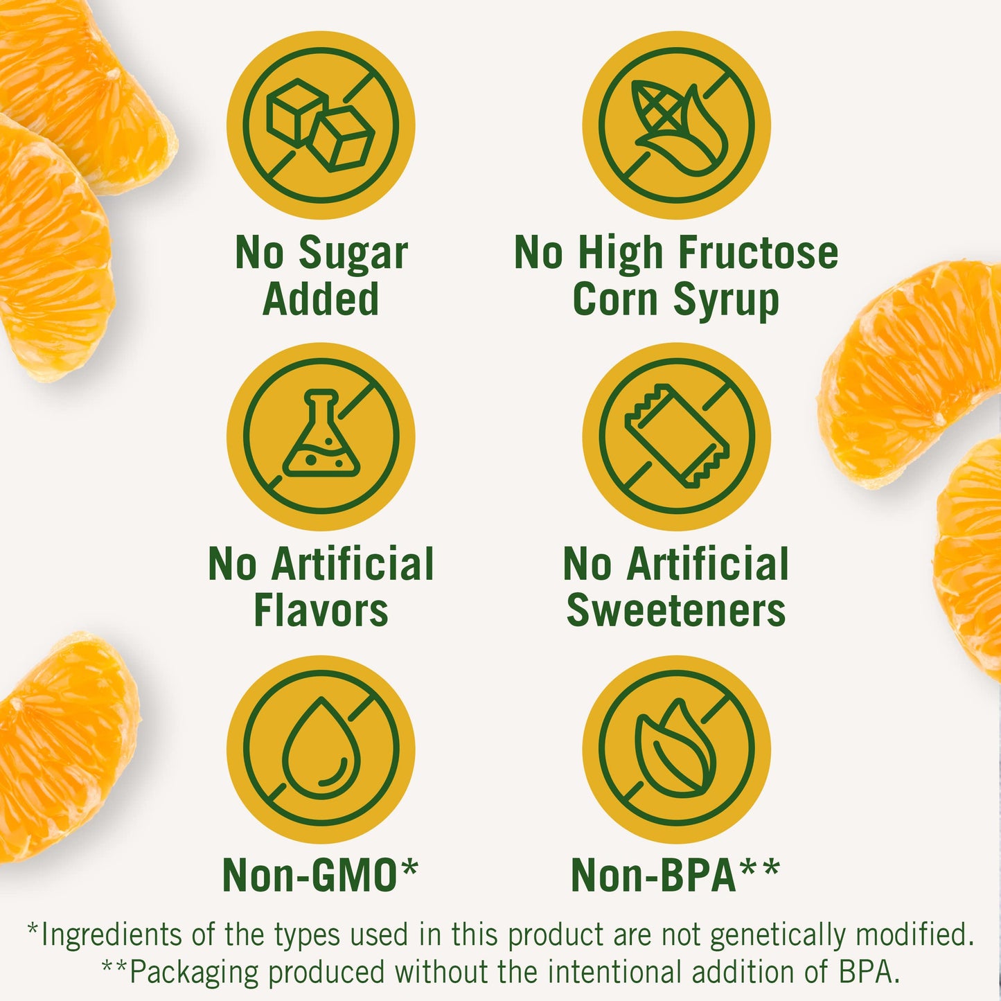 Del Monte, Mandarin Oranges No Sugar Add, 4 Ounce (Pack Of 12)