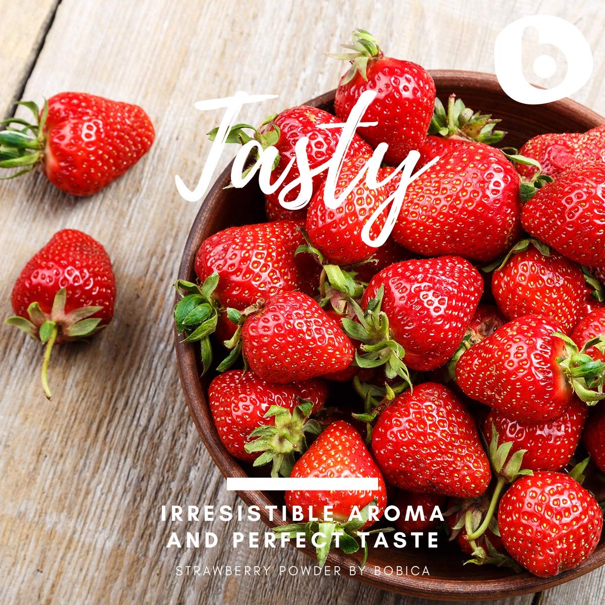Organic Freeze Dried Strawberry Powder From Freeze Dried Strawberries, Rich In Fiber, For Smoothies, Baking And Flavoring, 2.65O