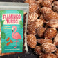 Flamingo Turds Premium Almonds: Exquisite Vibrant Tropical Delight, Expertly Roasted For Flamingo Lovers, Perfect For Unique Par