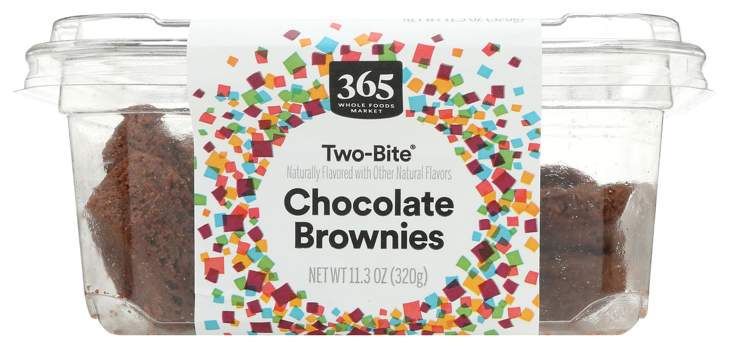 365 Everyday Value, Two-bite Chocolate Brownies, 11.3 OZ (Frozen)