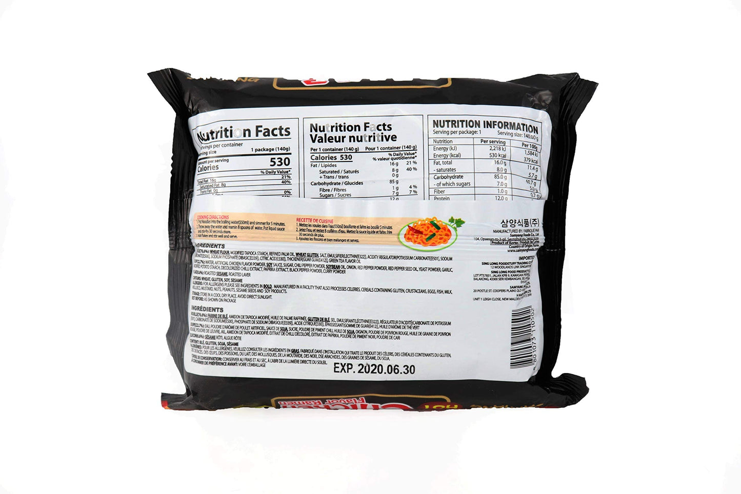 Samyang Ramen/Spicy Chicken Roasted Noodles, 4.93 Ounce (Pack of 15)