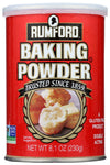 Rumford Baking Powder, Gluten Free, Non GMO, 8.1 Ounce (Pack of 12)