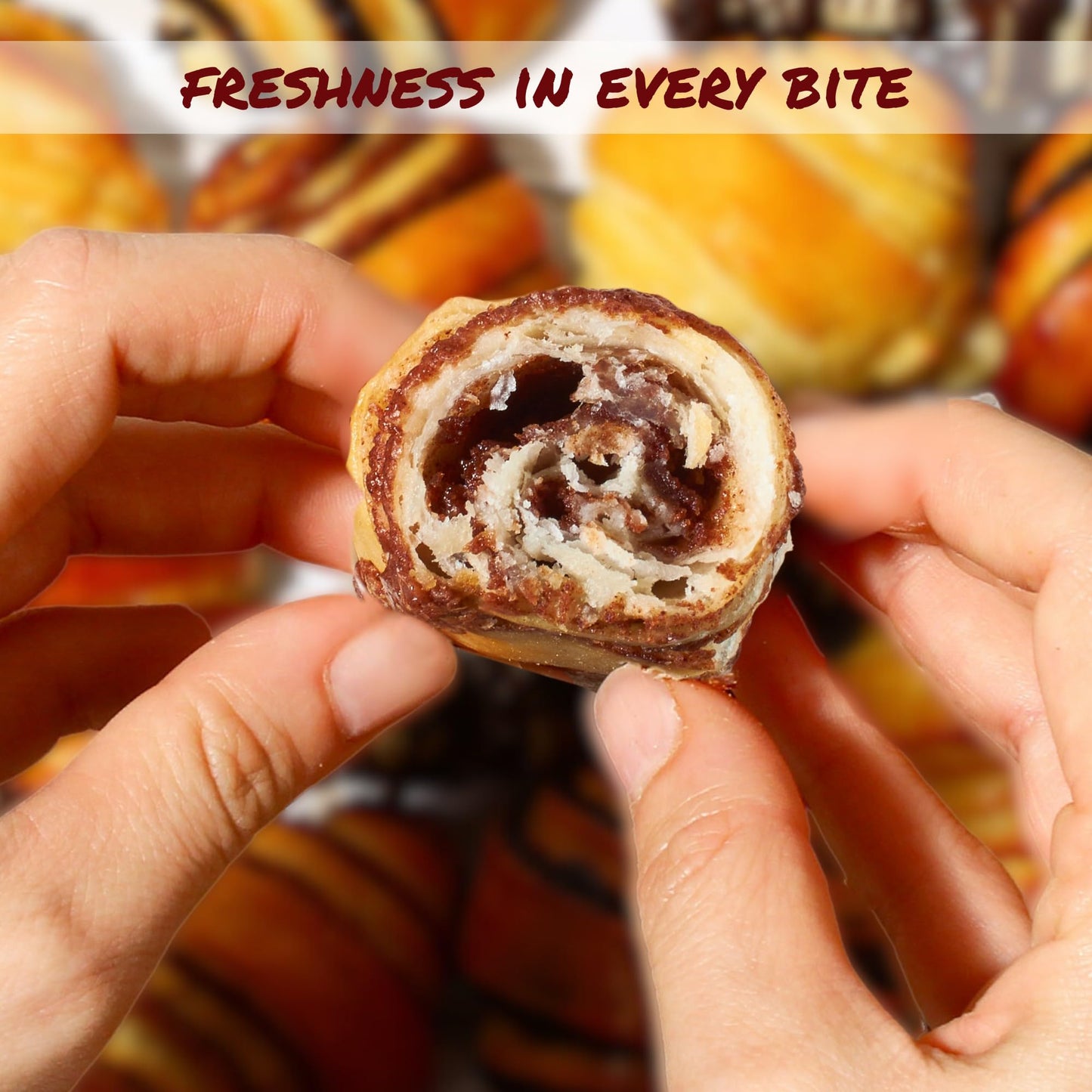 Sterns Bakery Sugar Free Mini Croissants, Cinnamon, Dairy Free, Nut Free, 10 oz