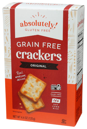 Absolutely Gluten Free Crackers, Original 4.4-Ounce