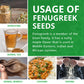 Jiva Organics Organic Fenugreek Seeds Whole - Methi Seed for Cooking & Sprouting - 1 Pound Jar