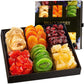 Snackberry Dried Fruit Gift Basket, 2-Pack, 6 Dried Fruit Variety, Gourmet Snack Box, Elegant Drawer Window Gift Box