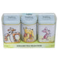 New English Teas Winnie The Pooh & Friends 3X Mini Tea Tins With English Loose Leaf Tea