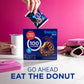 Fiber One 100 Calorie Donuts, Chocolate Flavor, 4 Count, 3.28 oz, 3g Sugar