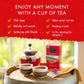 HAWAIIAN NATURAL T·E·A Organic Hibiscus Bliss Herbal Tea, Caffeine-Free, 60 Tea Bags, Vegan, Keto-Friendly, 20 Count (Pack of 3)