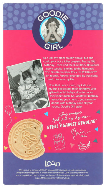 Goodie Girl Cookies Cookie Crème Birthday Cake, 10.6 OZ, Multicolored, Model 0855987003908