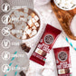 Dairy Free Hot Cocoa Sticks | Delicious, Vegan, Non-Gmo, Natural, Coconut Powdered Milk + Mct Oil. (Just Add Water & Enjoy A Per