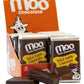 Moo Chocolates All Natural Solid Dark Chocolate Mini Bars 0.7 oz, 14 ct (Pack of 1) | 100 Calorie Snacks for On-the-Go, Lunchbox