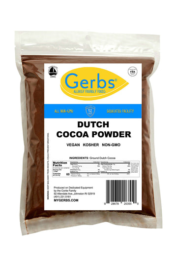 GERBS Dutch Cocoa Powder, 2 Pound Resealable Bag, 22-24% Cocoa Butter Fat, Gluten Free, Vegan, Keto, Kosher