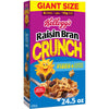 Kelloggs Raisin Bran Crunch Breakfast Cereal, Good Source of Fiber, Giant Size, 24.5 oz
