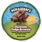 Ben & Jerrys Non-Dairy Chocolate Fudge Brownie Frozen Dessert Certified Vegan Pint 16 oz