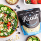 Cleveland Kitchen Classic Kraut, Lightly Fermented Vegetables, Fresh & Crunchy Sauerkraut, Live & Natural Probiotics, 16 oz