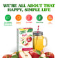TRUE LEMON KIDS Crisp Apple (10 Packets) - Hydration, No Preservatives, No Artificial Flavors, No Sweeteners - Low Sugar Water F