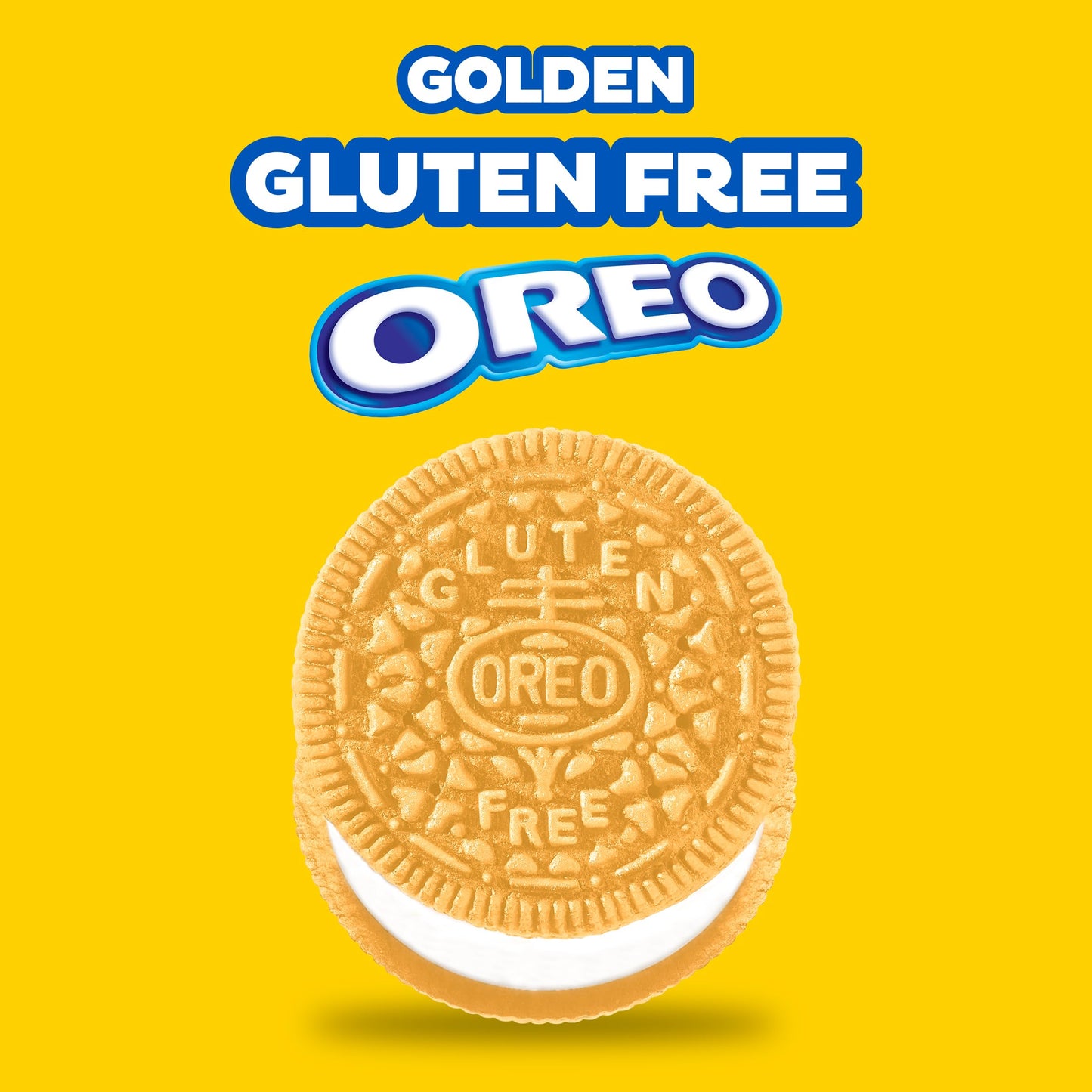 Oreo Gluten Free Golden Sandwich Cookies, Gluten Free Cookies, 12-12.08 Oz Packs