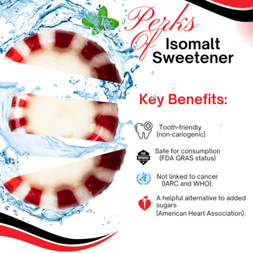 Sweetaholic Sugar Free Starlight Peppermint Candy | 5 Pound (400 Pcs Approx) | Made In Usa | Individually Wrapped | Bulk Hard Ca