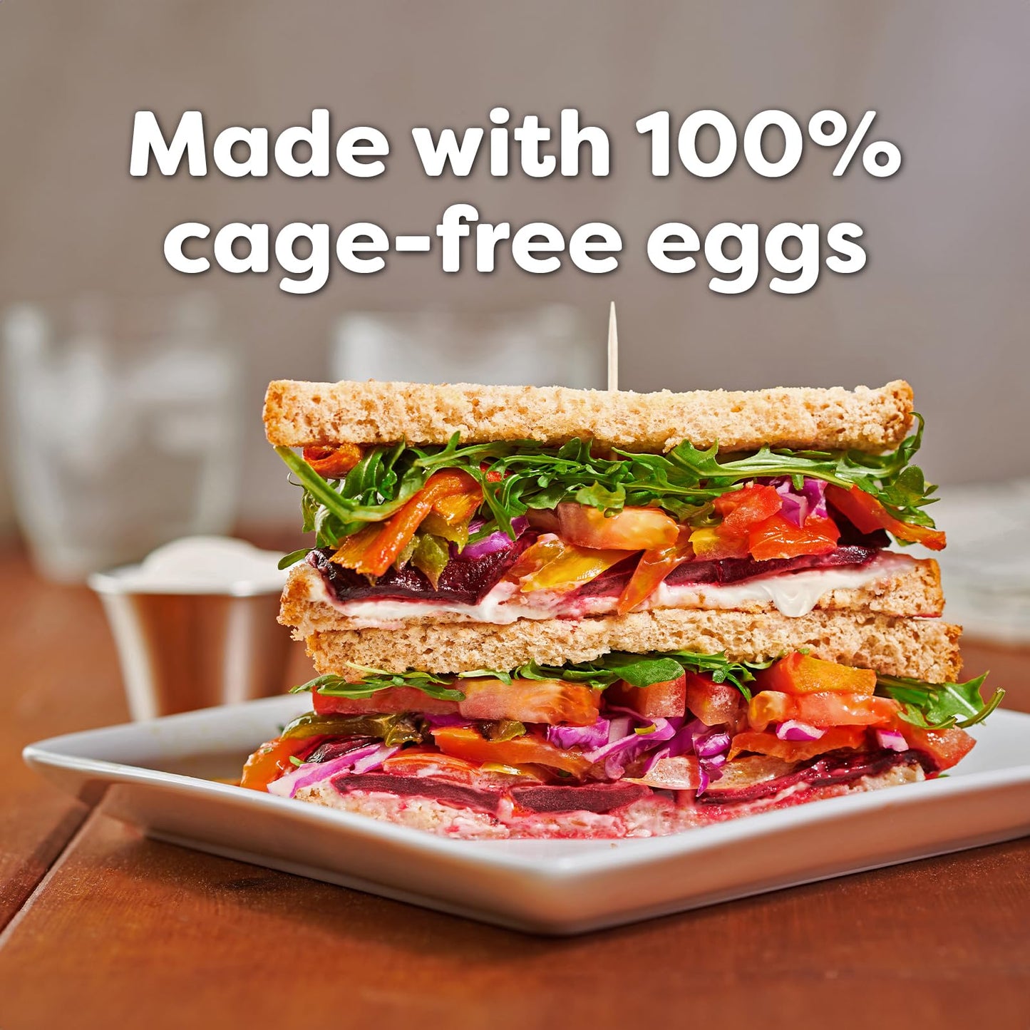 Hellmann'S Real Mayonnaise Jar, Condiment For Sandwiches, Salads, Mayo Made With 100% Cage Free Eggs, Gluten Free 1 Gallon 128 O