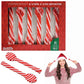 Fruidles Christmas Candy Canes Spoons Suckers, Peppermint Flavor, 6-Pack