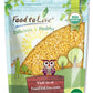 Food to Live Organic Yellow Mung Dal, 1 Pound - Non-GMO, Peeled Split Mung Beans (Moong Dal). Ayurvedic Food. Easy to Cook. High