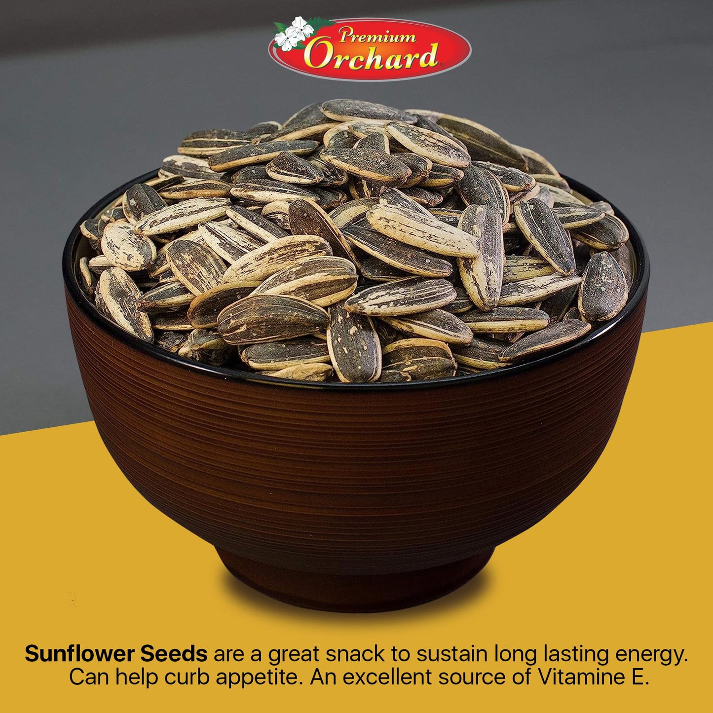 Premium Orchard Mixed Nuts - Roasted Sunflower Seeds, Lightly Salted, Non-GMO, Gluten-Free, Vegan, KETO Friendly, 14 Ounce (Pack of 3)