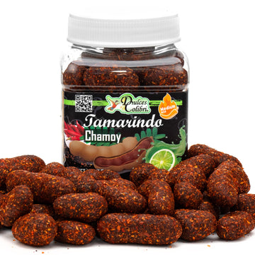Dulces Colibri - Tamarindo Chamoy | PREMIUM | MEDIUM MILD | 11oz Jar | Mess Free | Soft Fresh Tamarind Friut |