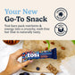 Tosi Almond Blueberry Protein Bars, Vegan, Gluten-Free, 12 Count, Organic, 5G Protein, Soy-Free, Omega 3s