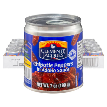Clemente Jacques Chipotle Peppers in Adobo Sauce  7 oz (Pack of 24)