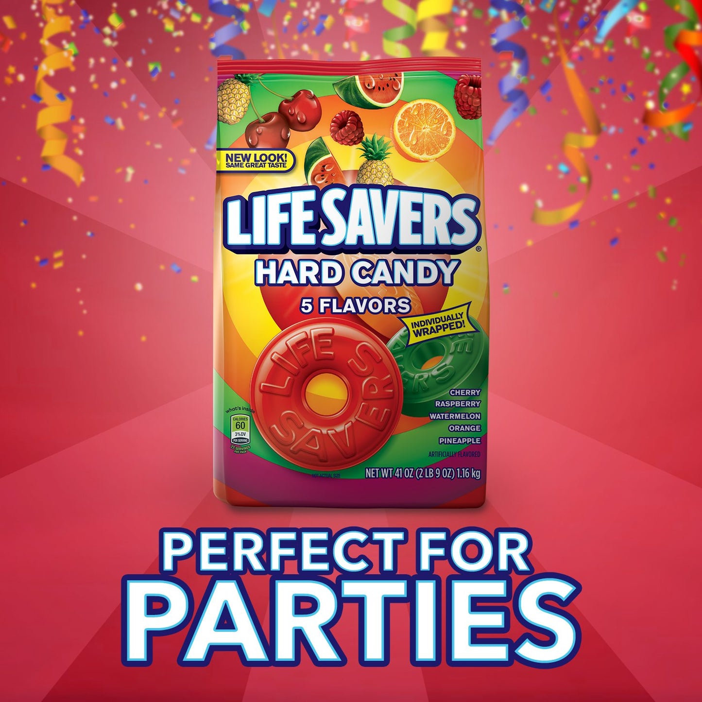 Life Savers Five Flavors Hard Candy Bag, 41 Oz (Pack Of 2)