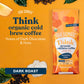 Four Sigmatic Organic Cold Brew Coffee Grounds | Dark Roast, Fair Trade Coarse Grounds With Lion'S Mane And Chaga | Cold Brew Mu